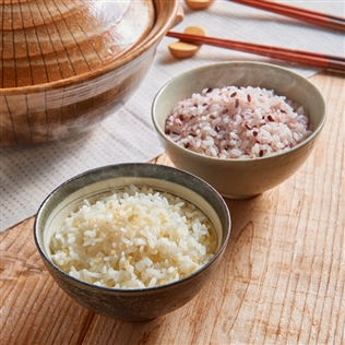 自然栽培米　緑米＆黒米セット