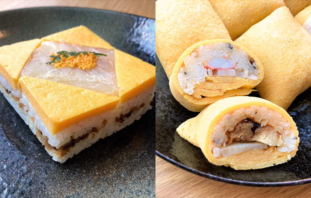 職人技が光る、芸術的なお寿司たち。